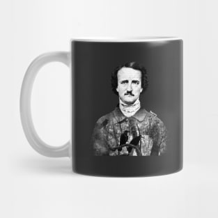 Edgar Allan Poe Portrait collage Mug